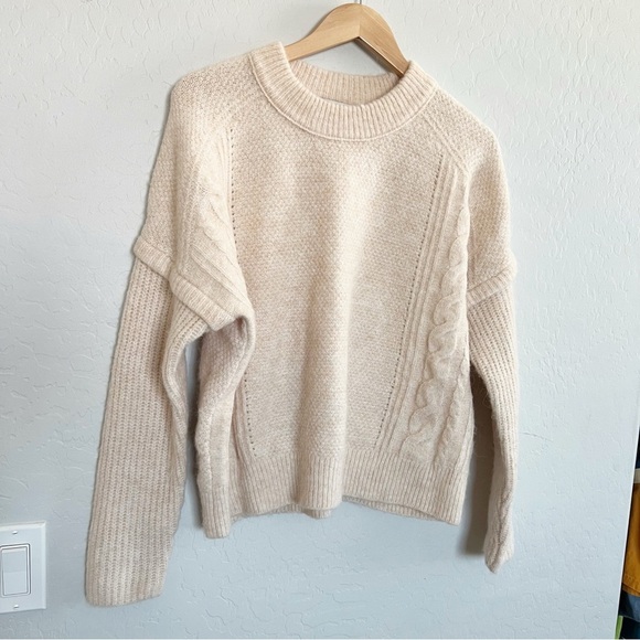 Madewell Havener Cable Pullover Sweater - Picture 7 of 11